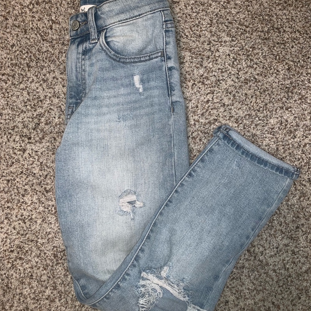 Willow and root mom fit jeans